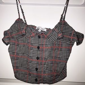 PLAID TANK TOP!